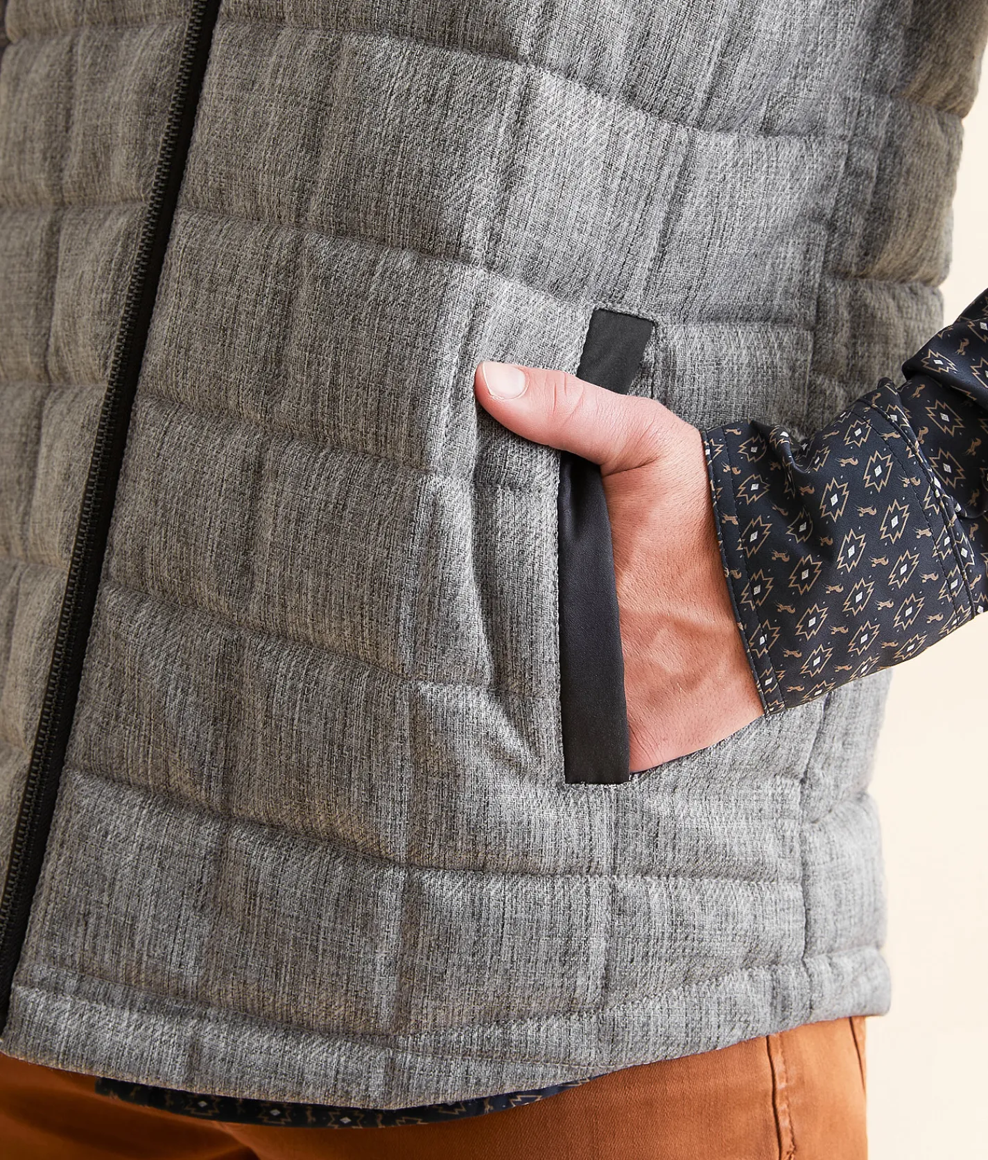Coats & Jackets | BKE Quilted Vest Black Grey