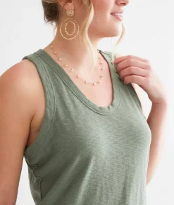 BKE Racerback Tank Top Sea Spray