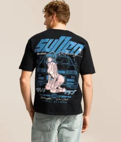 Tops|Graphic T-Shirts | Sullen Racing Club T-Shirt Obsidian