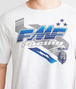 FMF Racing Stripes T-Shirt Ash Sale