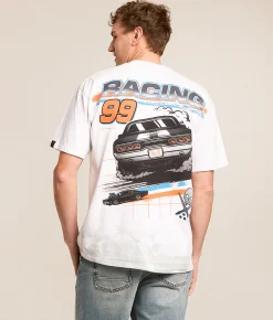 Tops|Graphic T-Shirts | Sullen Racing T-Shirt White