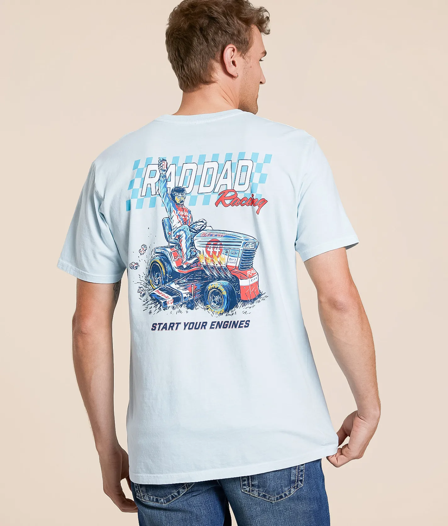 Rad Dad Rad Racing T-Shirt Chambray