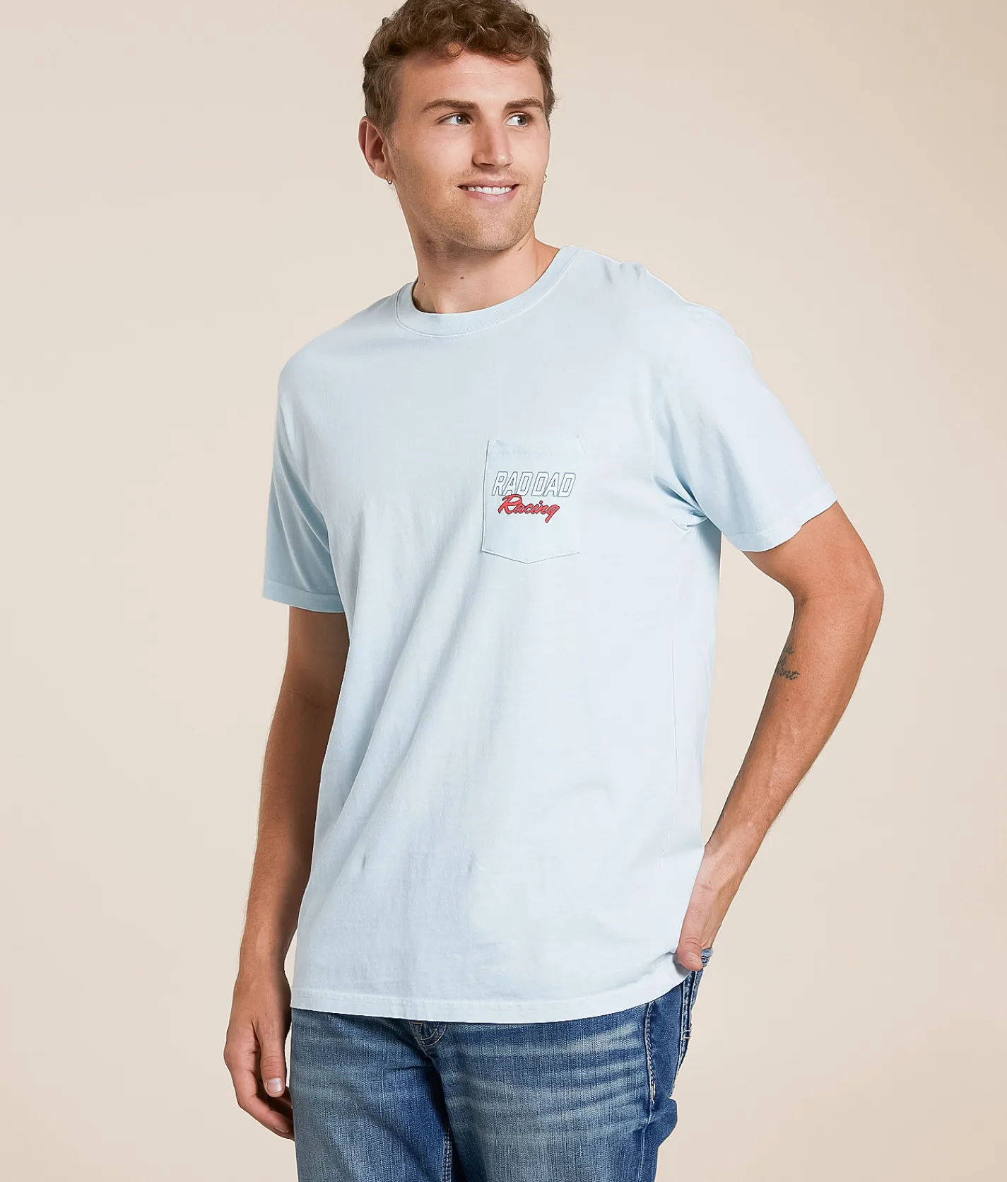 Rad Dad Rad Racing T-Shirt Chambray