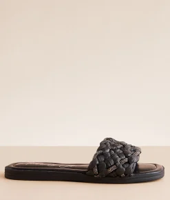 Shoes | Muse & Co. Raffia Glitz Sandal Black