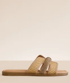 Muse & Co. Raffia Glitz Sandal Natural Online