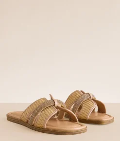 Muse & Co. Raffia Glitz Sandal Natural Online
