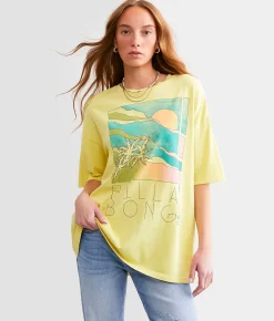Billabong Rainbow Skies Oversized T-Shirt Limelight