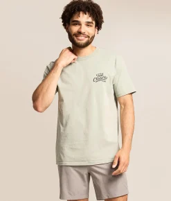 Tops|Graphic T-Shirts | Tail Chasers Club Raise 'Em Right T-Shirt Bay Pigment Dye