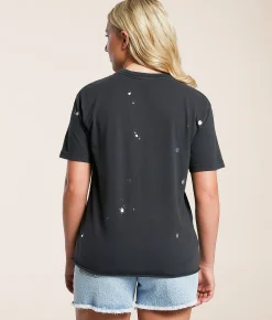 Tops | American Highway Raised On 90s Country T-Shirt Vintage Black Pigment Dye