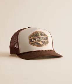Ranch Craft Raised Rowdy Trucker Hat Brown Sale