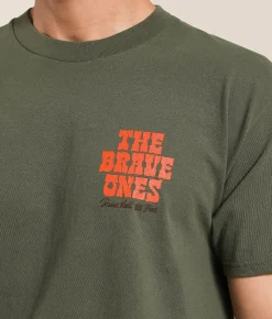 The Brave Ones Raise Hell II T-Shirt Green Clearance