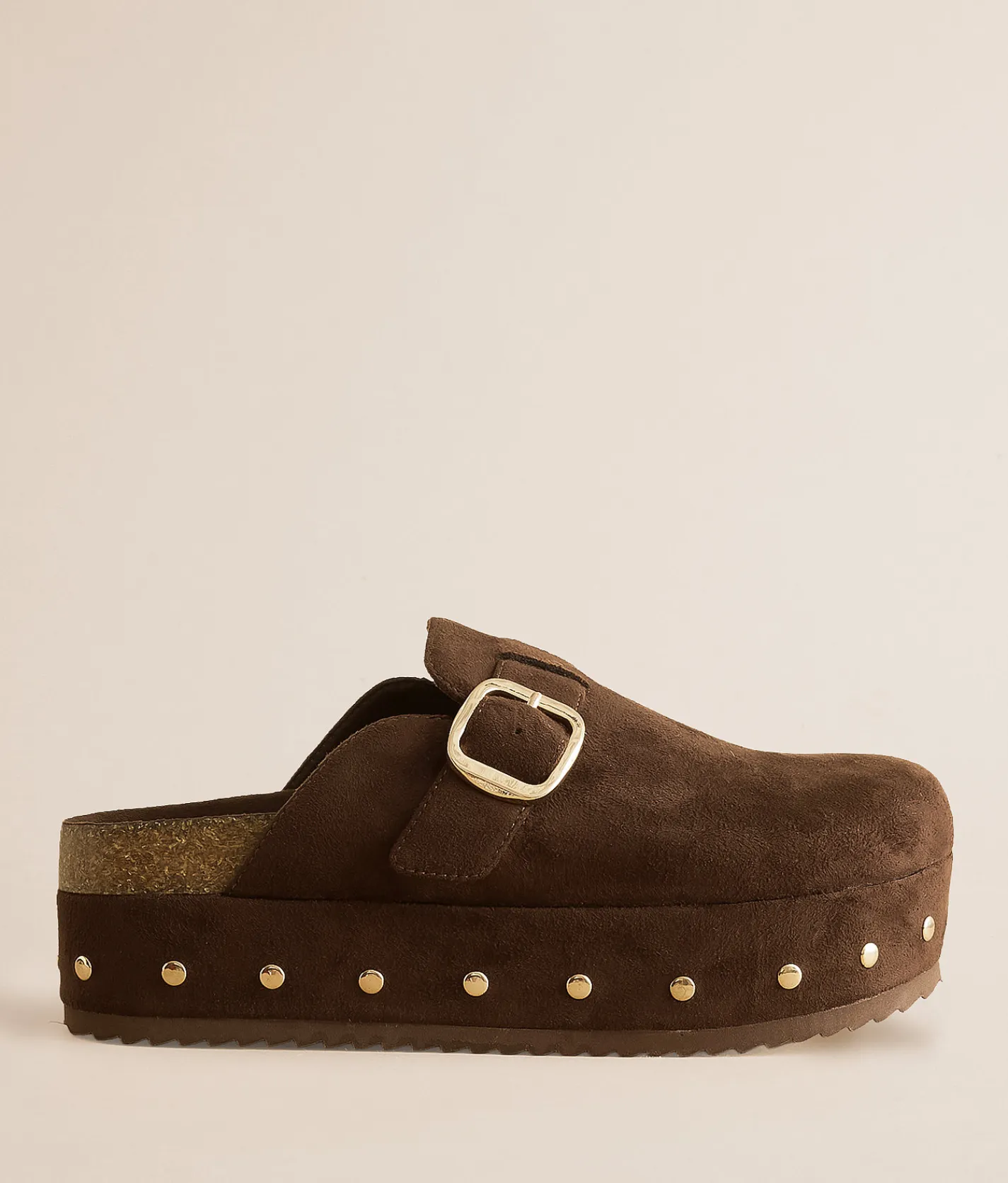 Shoes | Mia Raizel Studded Platform Clog Chocolate