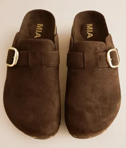 Shoes | Mia Raizel Studded Platform Clog Chocolate