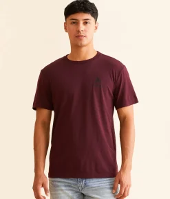 Graphic T-Shirts | Hooey Ranchero San Juan T-Shirt Cranberry Heather