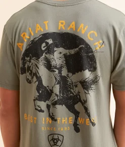 Ariat Rancho Bronco T-Shirt Teak New
