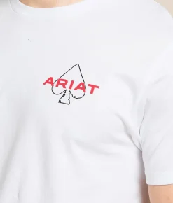 Graphic T-Shirts | Ariat Ranch Royalty T-Shirt White