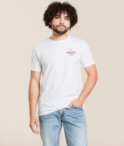 Graphic T-Shirts | Ariat Ranch Royalty T-Shirt White