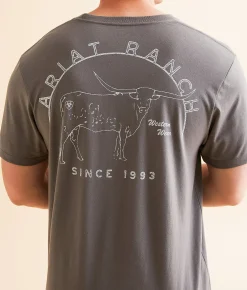 Ariat Ranch T-Shirt Smoked Pearl Hot