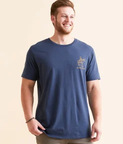 Graphic T-Shirts | Ariat Range Drover T-Shirt Blue Dusk