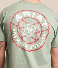 Tops|Graphic T-Shirts | Ariat Ranger Rope Circle T-Shirt Lily Pad