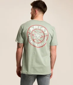 Tops|Graphic T-Shirts | Ariat Ranger Rope Circle T-Shirt Lily Pad