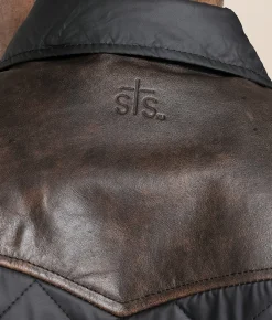 STS Ransom Quilted Leather Jacket Black Best