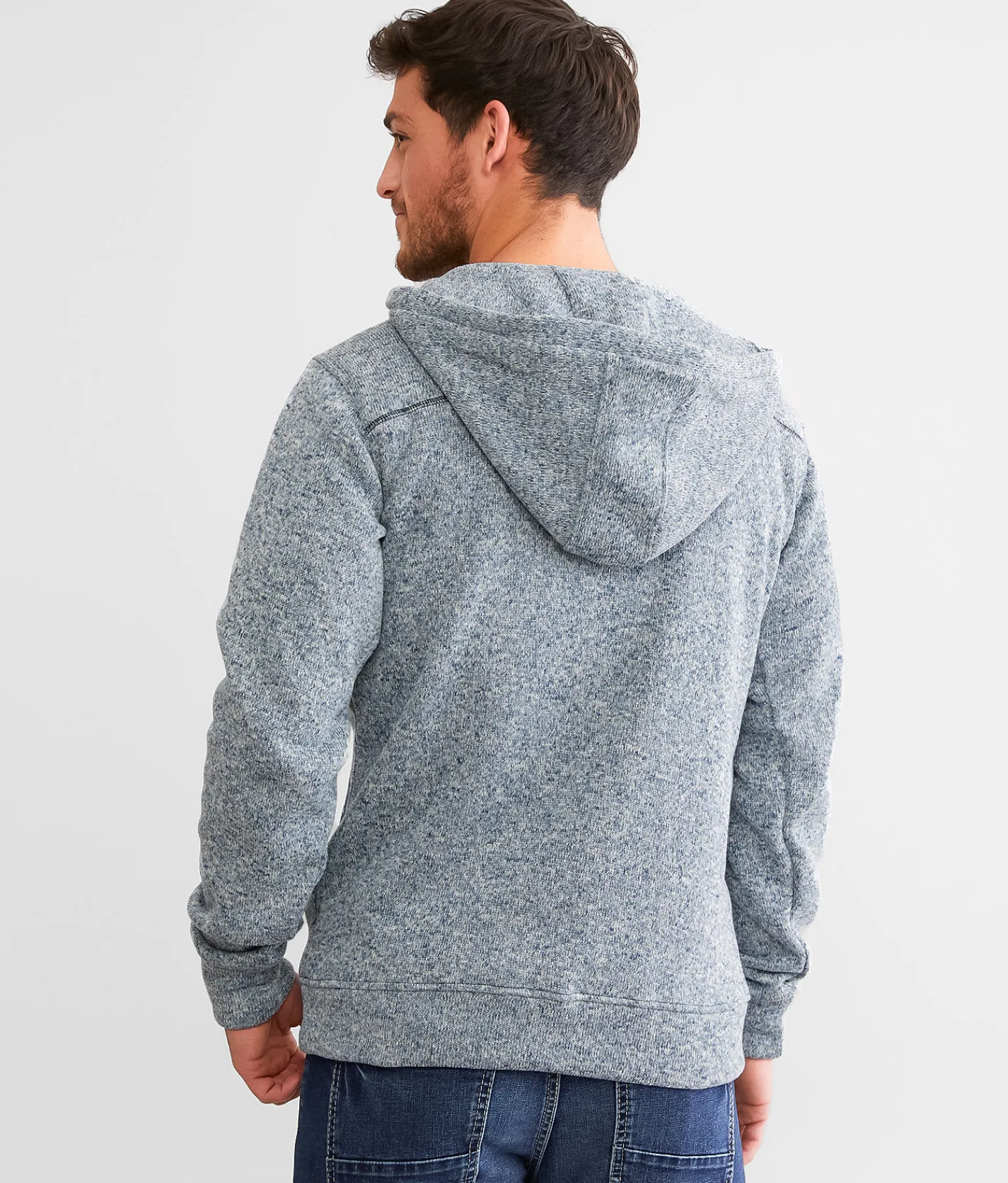 Billabong Rasta Sweater Knit Hoodie Navy Heather Online