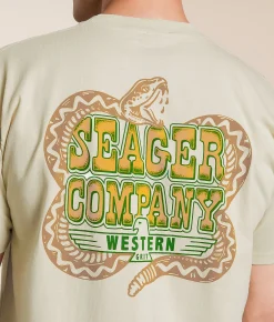 Seager Rattler T-Shirt Vintage White Outlet