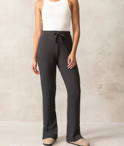 Bottoms|Activewear | Buckle Black Raya Split Flare Pant Charcoal