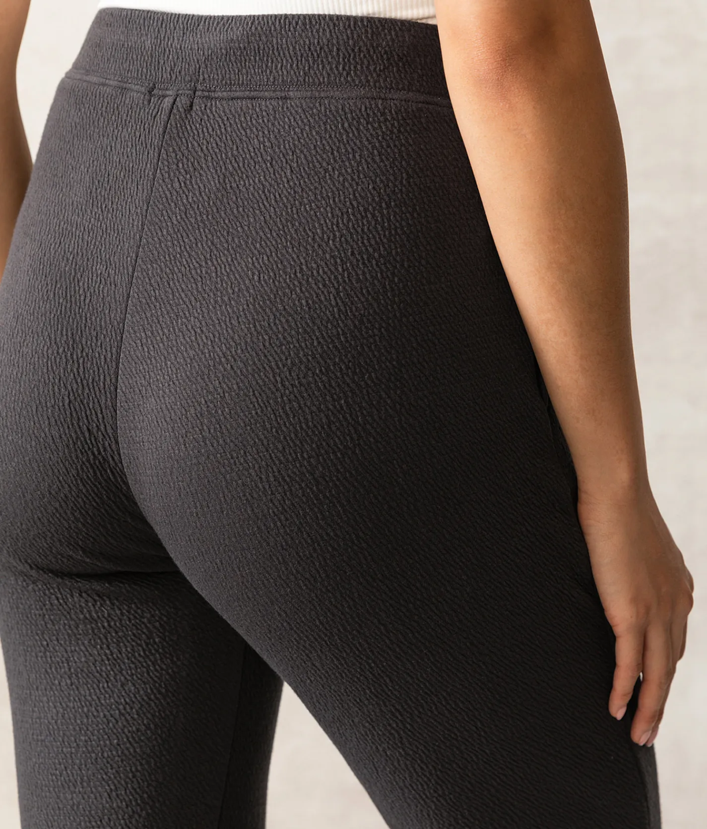Bottoms|Activewear | Buckle Black Raya Split Flare Pant Charcoal