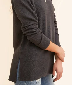 Tops|Activewear | Buckle Black Raya Top Charcoal