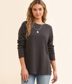 Tops|Activewear | Buckle Black Raya Top Charcoal
