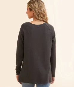 Tops|Activewear | Buckle Black Raya Top Charcoal