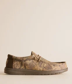 HEYDUDE™ Realtree Wally Classic Shoe Tan Camo Hot