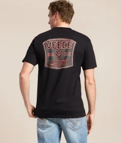 Tops|Graphic T-Shirts | Veece Rebar Plate T-Shirt Black