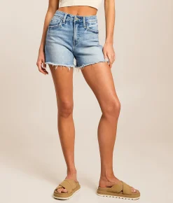 VERVET by Flying Monkey Rebecca High Rise Stretch Short Riptide Sale