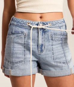 VERVET by Flying Monkey Rebecca High Rise Stretch Short Reignite Online