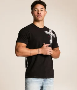 Tops|Graphic T-Shirts | Affliction Rebel Soul T-Shirt Black Lava Wash