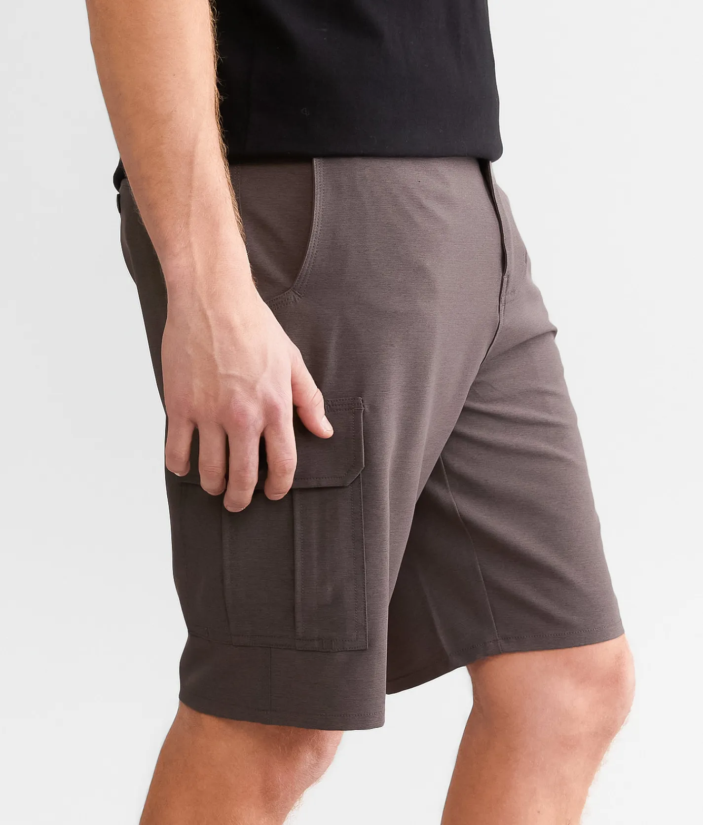 Bottoms | Maven Co-op Recreation Cargo Stretch Short Mushroom Black
