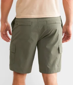Bottoms|Activewear | Maven Co-op Recreation Cargo Stretch Short Castor Grey