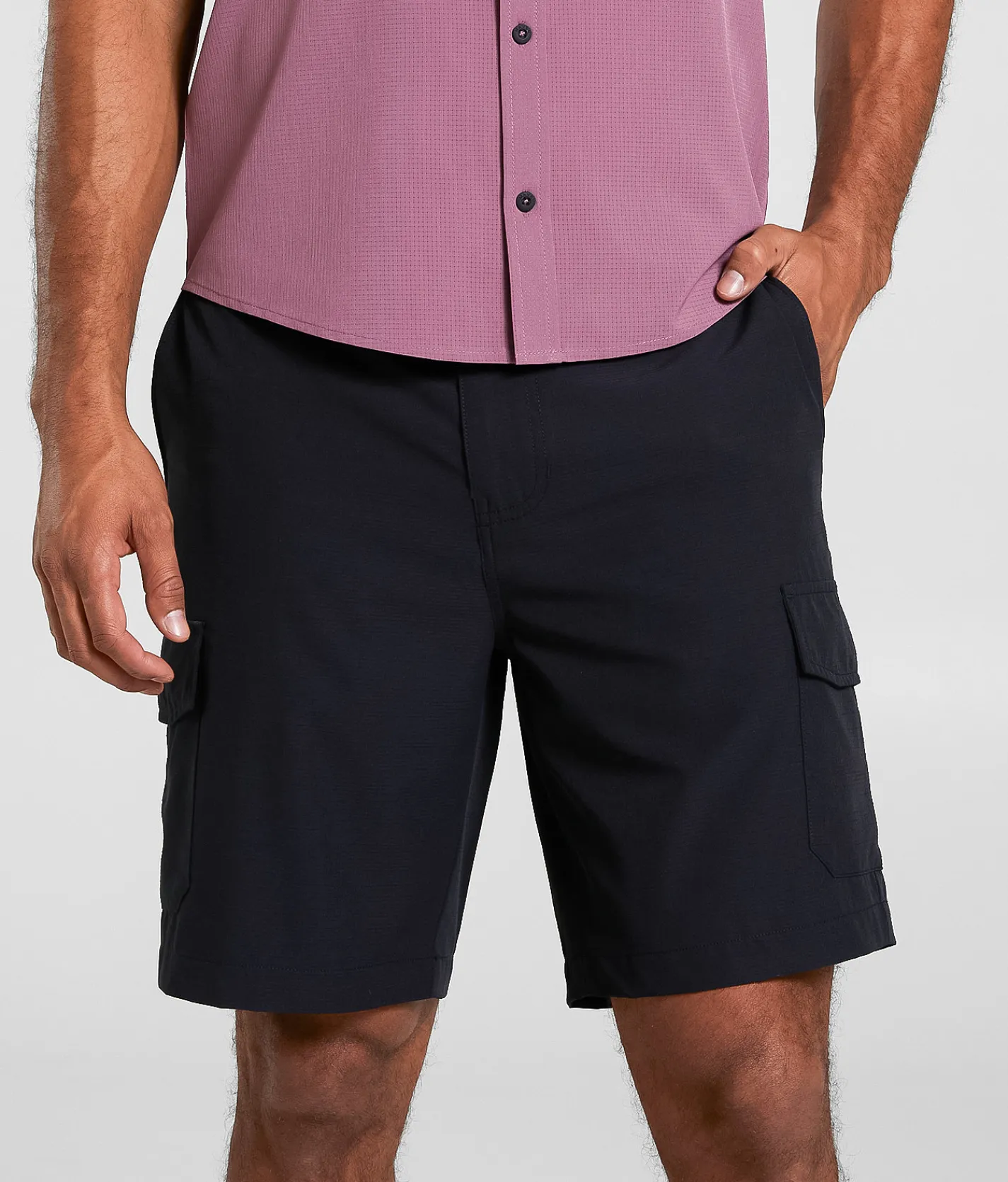 Maven Co-op Recreation Panoramic Cargo Stretch Short Dark Black Online
