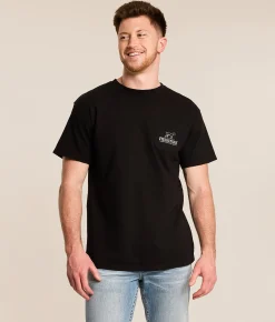 Tops|Graphic T-Shirts | Fieldstone Rectangle Camo T-Shirt Black