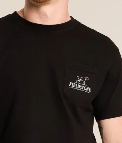 Tops|Graphic T-Shirts | Fieldstone Rectangle Camo T-Shirt Black