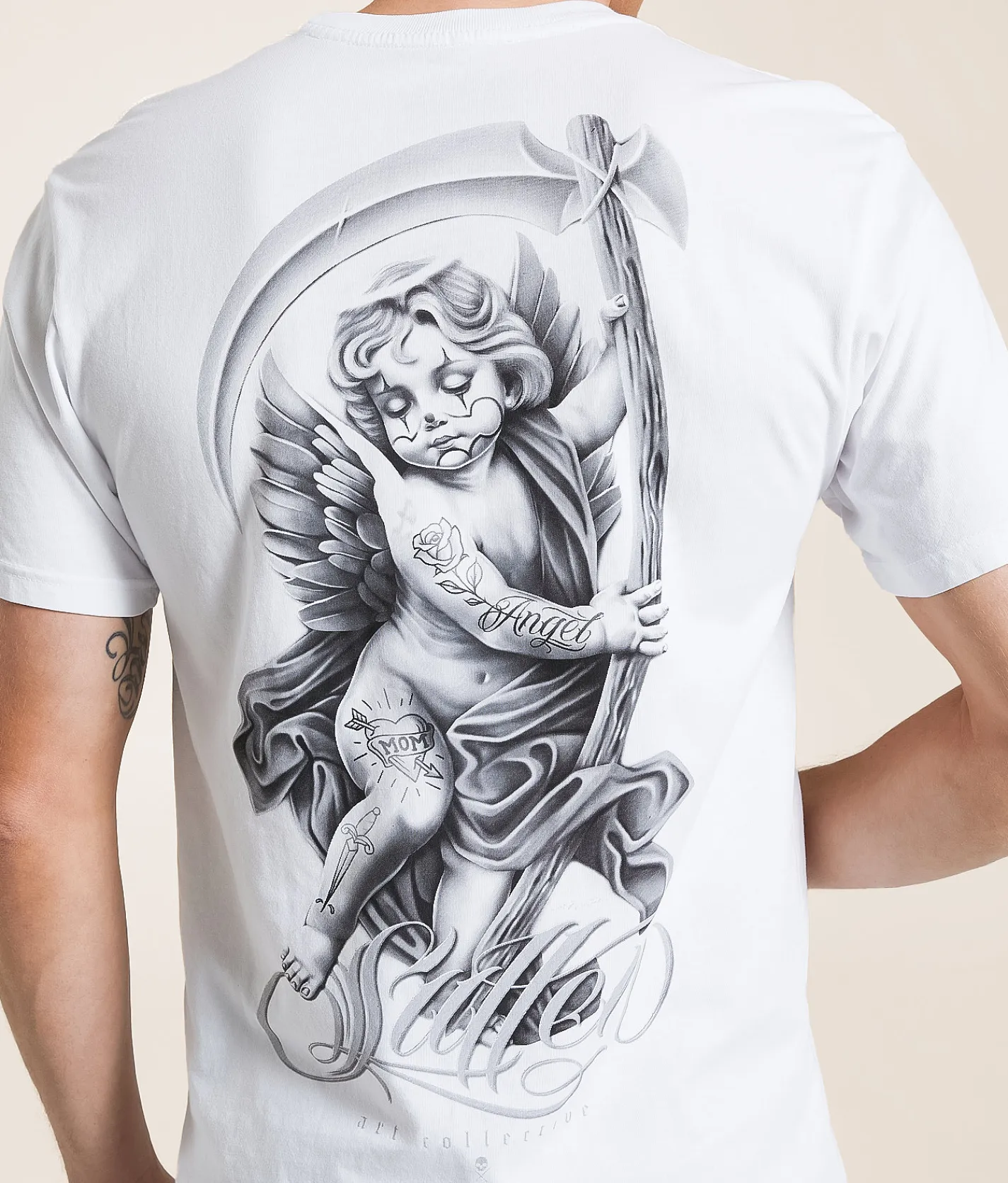 Sullen Red Angel T-Shirt White