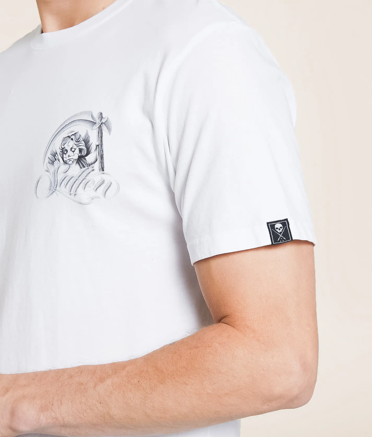 Sullen Red Angel T-Shirt White