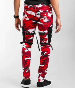 Sale Jeans|Bottoms | PREME Cargo Skinny Stretch Jean Red Camo