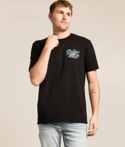 Tops|Graphic T-Shirts | Sullen Redline T-Shirt Jet Black