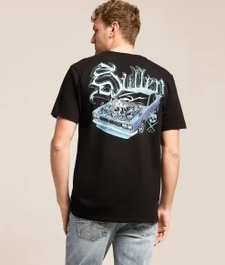 Tops|Graphic T-Shirts | Sullen Redline T-Shirt Jet Black