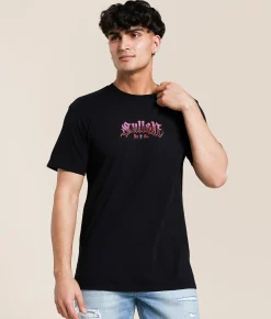 Sullen Red Reaper T-Shirt Jet Black Outlet