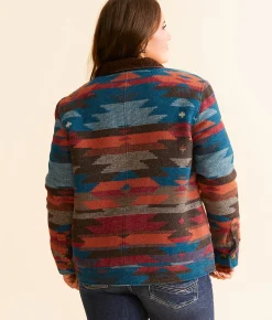 Kimes Ranch Red Rocks Jacket Mid Blue Sale